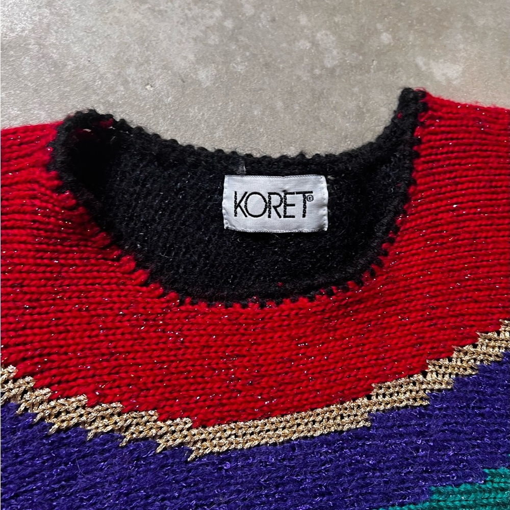 Colorful Geometric Sweater - Picture 3 of 3